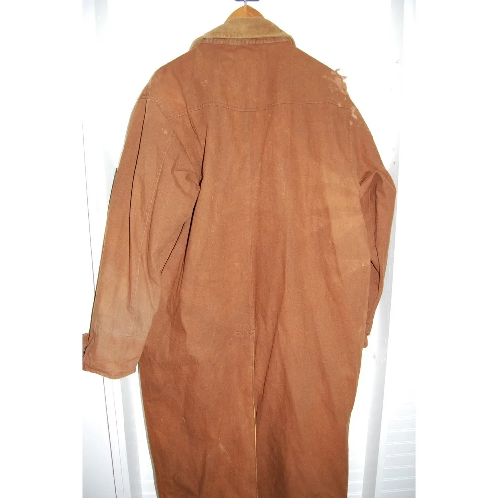 Marlboro Trench Coat‎ Size Medium Vintage 90's reversible rain jacket Faded torn